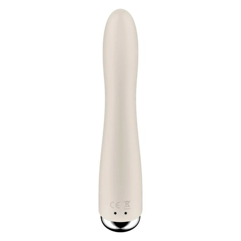 Вібратор для точки G Satisfyer Spinning Vibe 1 з ротацією, бежевий, 17.5 х 3.5 см - Зображення 6