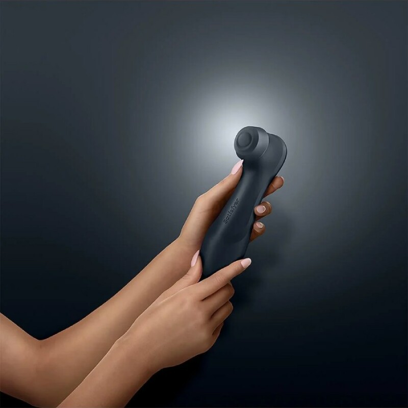 Вібратор Satisfyer Pro 2 Liquid Air з додатком, чорний, 16.4 см - Изображение 8