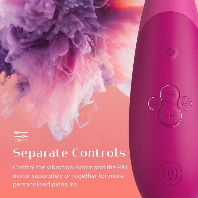 Кліторальний стимулятор 2 в 1 Womanizer Enhance Pink вакуумна стимуляція та вібрація, рожевий - Изображение 6