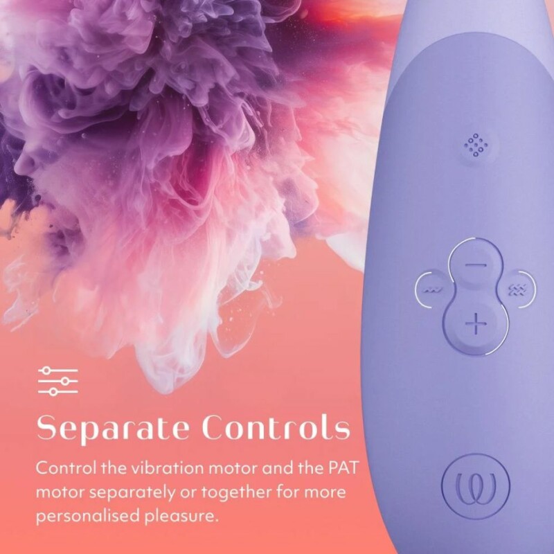 Кліторальний стимулятор 2 в 1 Womanizer Enhance Lilac вакуумна стимуляція і вібрація, ліловий - Зображення 6