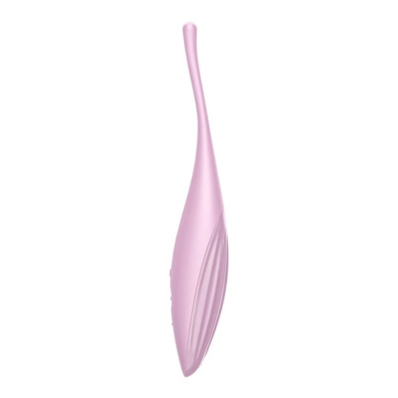 Вібратор для клітора Satisfyer Twirling Joy з додатком, рожевий, 18 х 3 см - Изображение 2