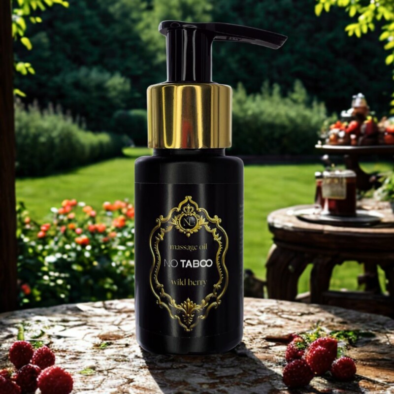Масажна олійка NO TABOO Wild Berry з ароматом суниці, 50 мл - Зображення 5