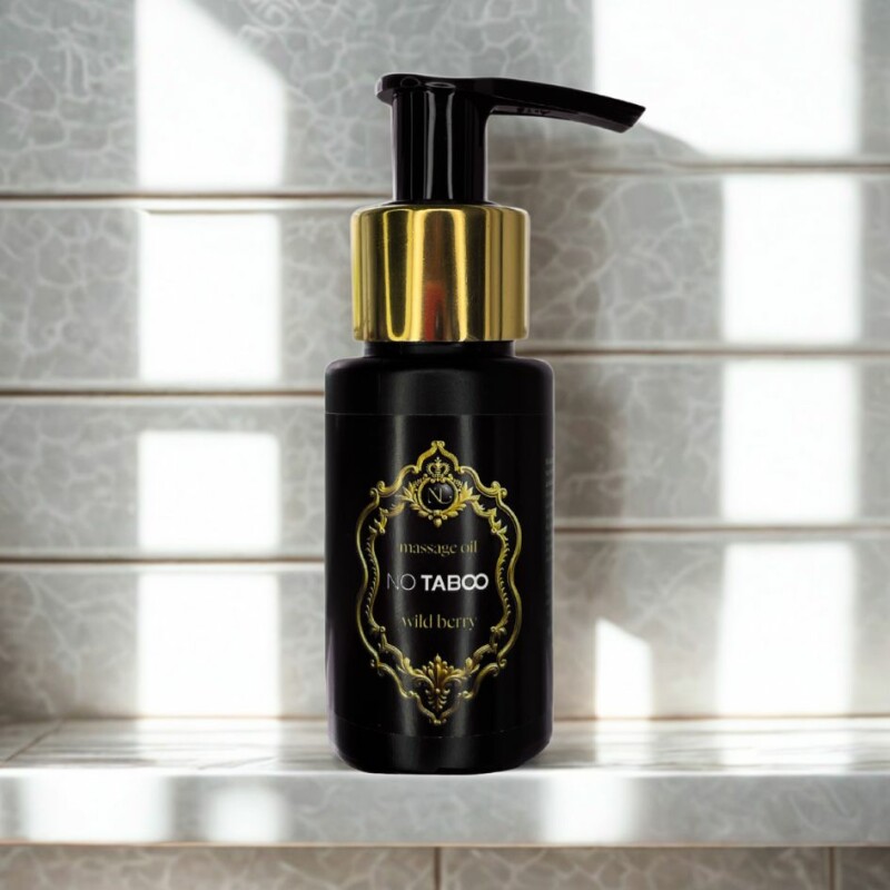 Масажна олійка NO TABOO Wild Berry з ароматом суниці, 50 мл - Зображення 4