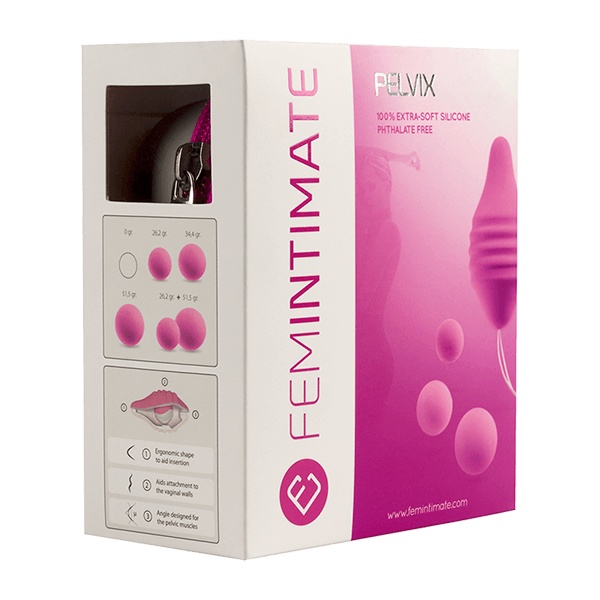 Тренажер Кегеля Femintimate Pelvix Concept рожевий, 6 х 3 см - Изображение 1