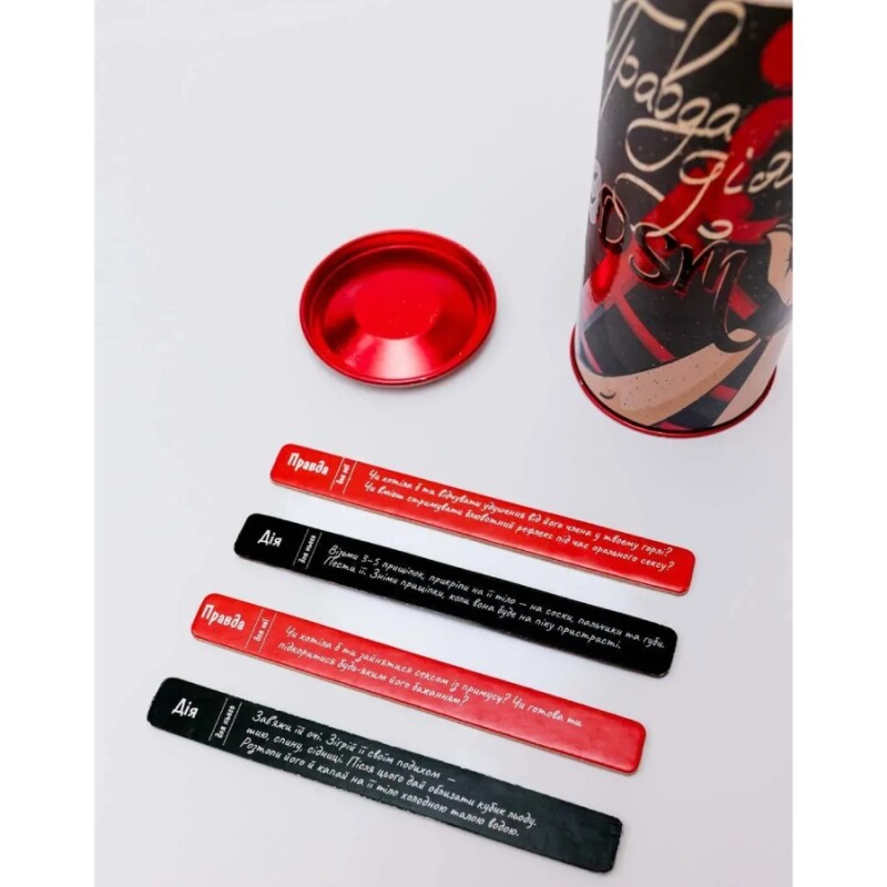 Настільна гра Fun Games Shop Правда або Дія: BDSM, українською мовою - Зображення 3