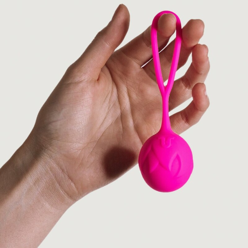 Вагінальна кулька Adrien Lastic Geisha Ball Mia рожева, 12 х 3.6 см - Изображение 2
