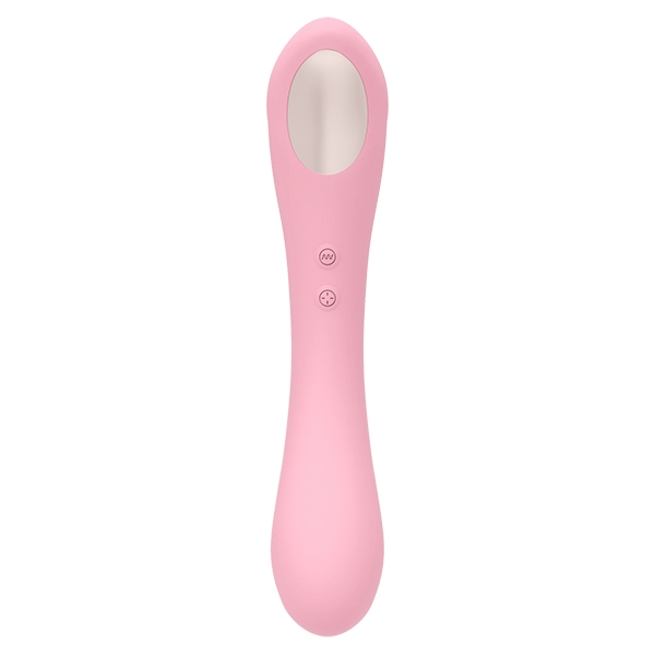 Вакуумний стимулятор Femintimate Daisy Massager з вібрацією, рожевий, 20.2 х 4.2 см - Зображення 2