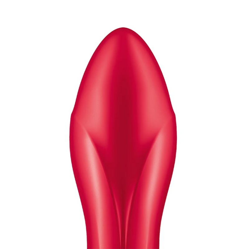 Анальний вібратор Satisfyer Rotator Plug 1+ з ротаціює, з додатком, червоний, 13.5 х 5.5 см - Изображение 3
