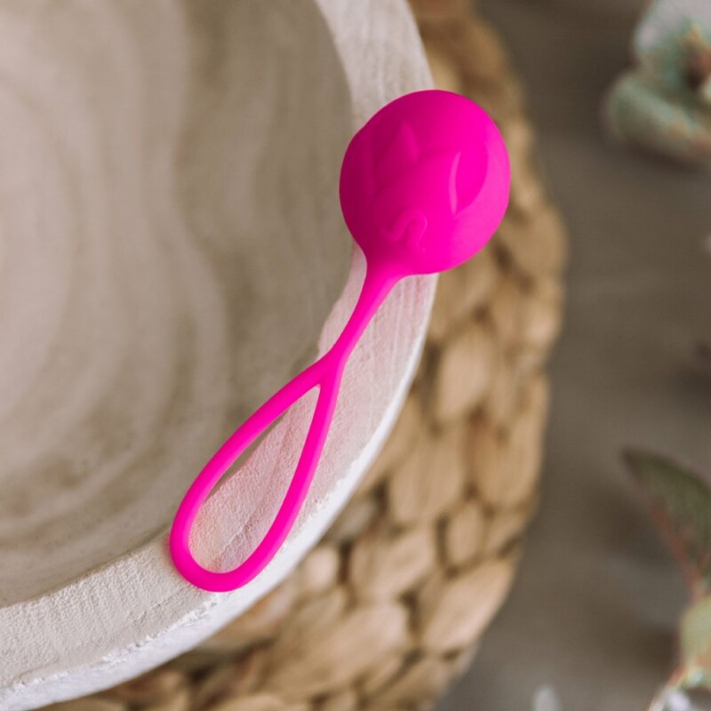 Вагінальна кулька Adrien Lastic Geisha Ball Mia рожева, 12 х 3.6 см - Изображение 4