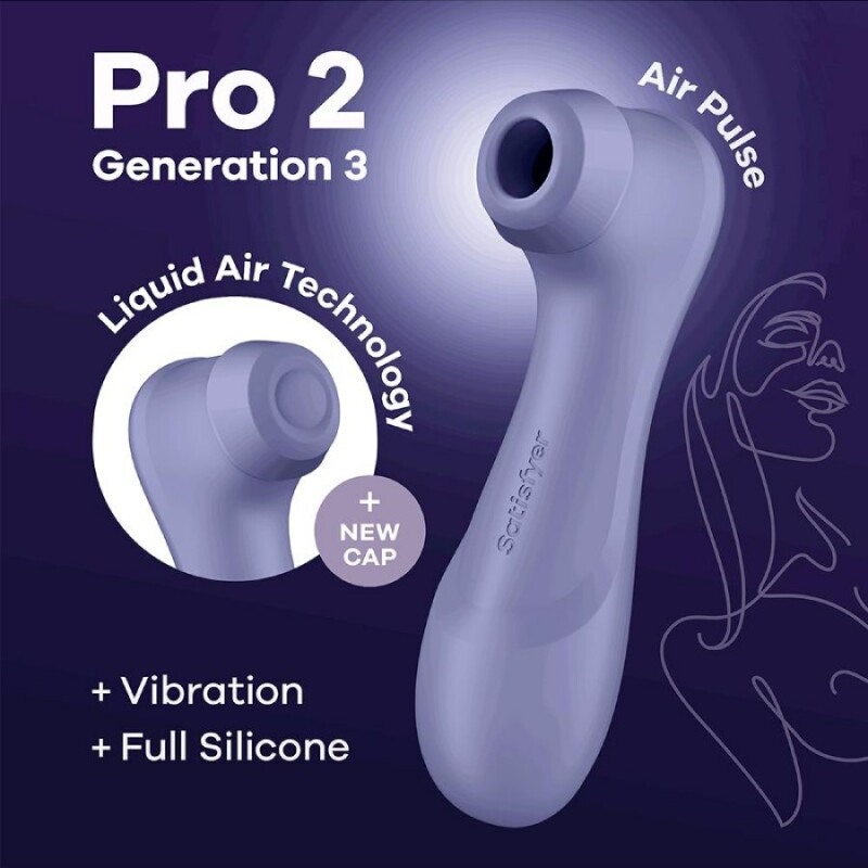 Вібратор Satisfyer Pro 2 з ефектом пульсації, фіолетовий, 16.4 х 6.5 см - Зображення 5