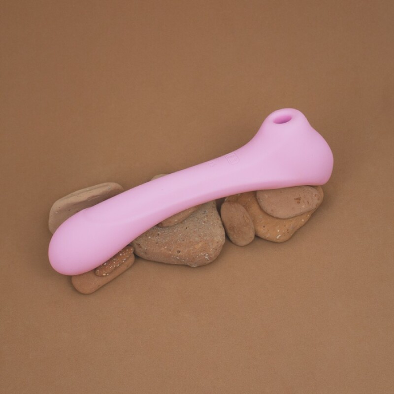 Вакуумний стимулятор Femintimate Daisy Massager з вібрацією, рожевий, 20.2 х 4.2 см - Зображення 5