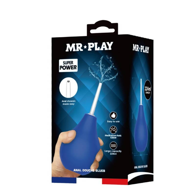 Анальний душ Mr Play блакитний, 224 мл - Зображення 7