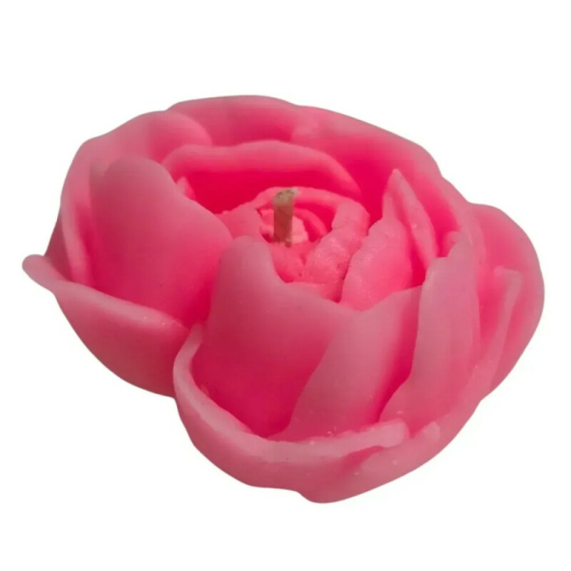 Свічка троянда люмінісцентна GlowKink 62 г, низькотемпературна, L, для БДСМ, персикова - Зображення 8