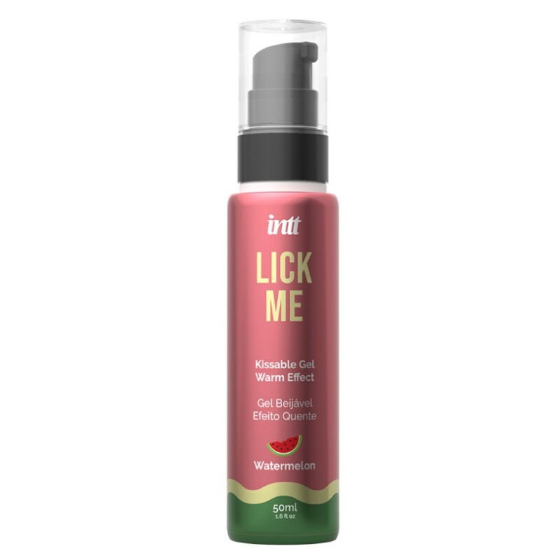 Їстівний лубрикант з ефектом тепла INTT Lick Me Watermelon зі смаком кавуна, 50 мл - Изображение 6