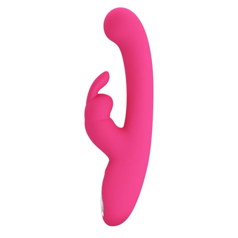 Вібратор-кролик Pretty Love Lamar з LED дісплеєм, рожевий, 22 х 4 см - Изображение 5