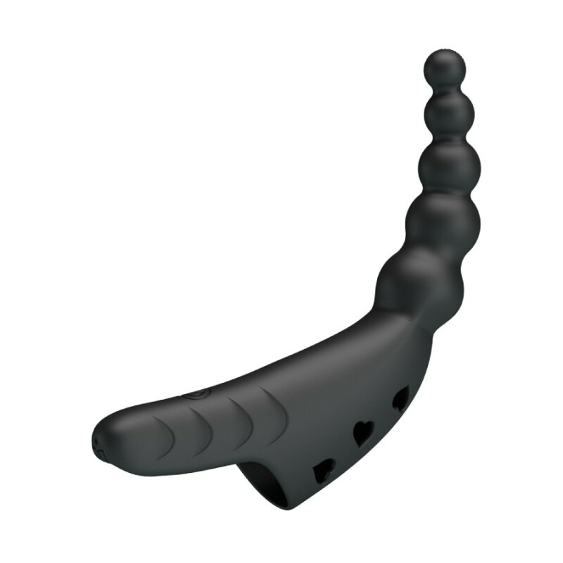 Вібратор на палець Pretty Love Honey Finger чорний, 12.2 х 2.1 см - Изображение 3