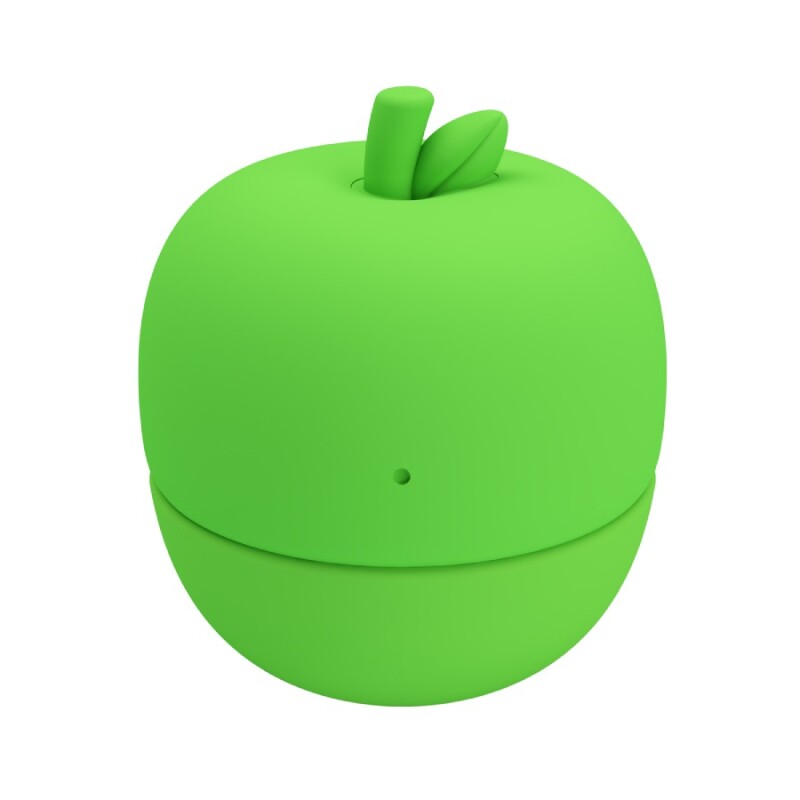 Кліторальний стимулятор Pretty Love Apple Secret з ефектом лизання, біло-зелений, 5.9 х 5.9 см - Зображення 3