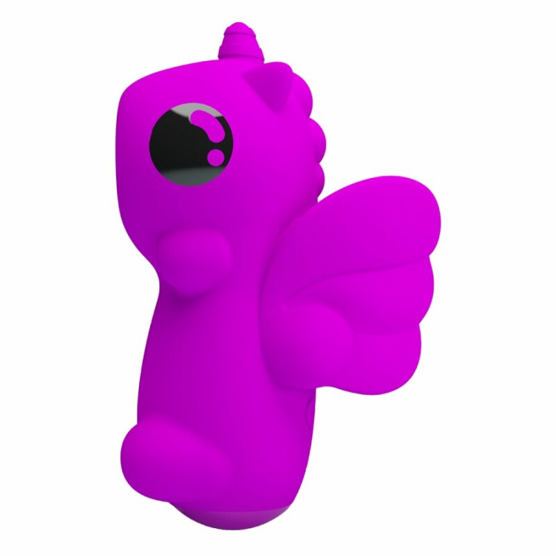 Стимулятор клітора Pretty Love Magic Unicorn фуксія, 7.5 х 3.2 см - Зображення 4