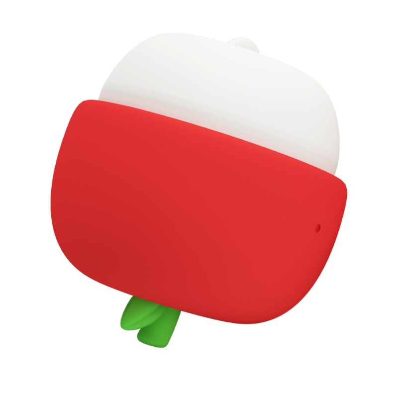 Кліторальний стимулятор Pretty Love Apple Secret з ефектом лизання, біло-червоний, 5.9 х 5.9 см - Изображение 6