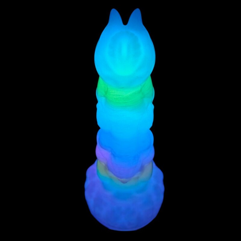Вібратор з пультом UNIVIBE Unicorn люмінісцентний, різнокольоровий, 25 х 5.7 см - Изображение 5