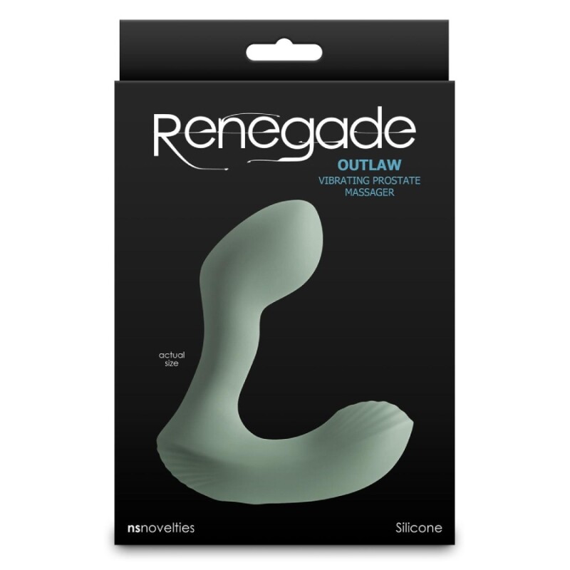 Масажер простати NS Novelties Renegade з вібрацією, зелений, 12 х 3.6 см - Изображение 1