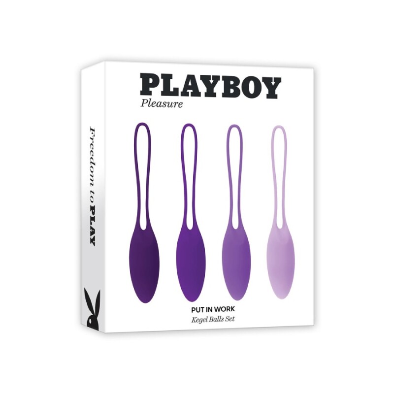Набір тренажерів Кегеля Evolved Playboy фіолетовий, 4 шт - Зображення 1