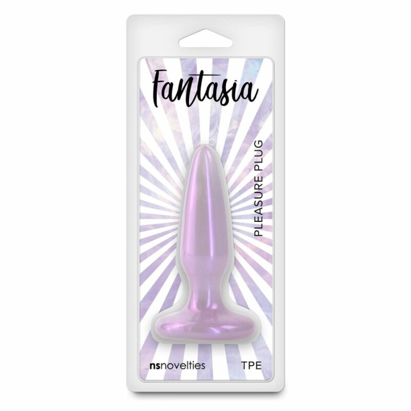 Анальна пробка NS Novelties Fantasia бузковий перламутр, 8.4 х 2.2 см - Зображення 1