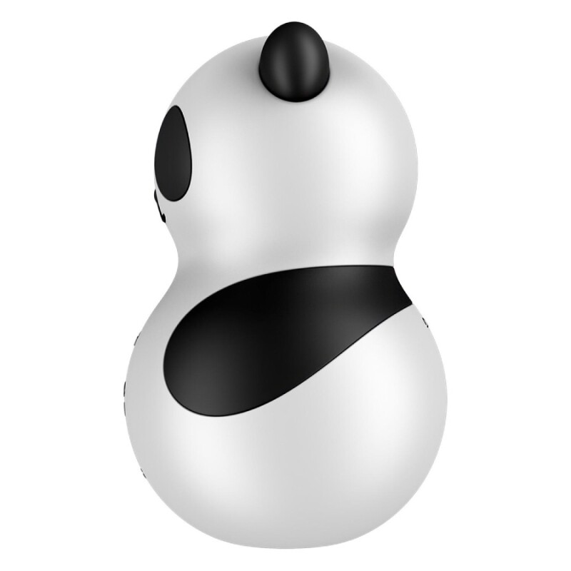 Вакуумний стимулятор Satisfyer Pocket Panda з вібрацією, чорно-білий, 8.9 х 1.5 см - Изображение 5