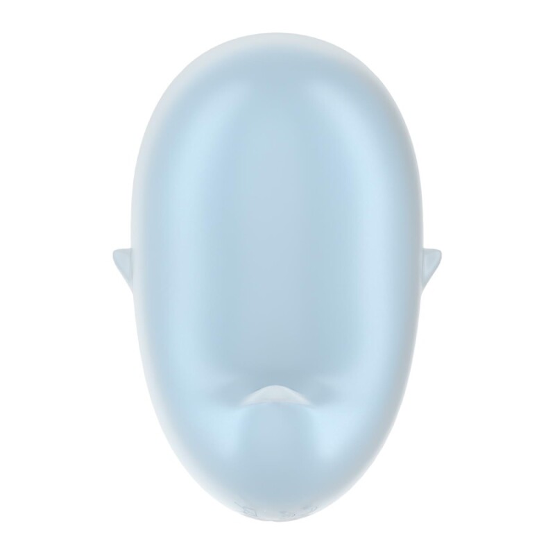 Вакуумний стимулятор Satisfyer Cutie Ghost з вібрацією, блакитний, 9.1 х 5.5 см - Зображення 5