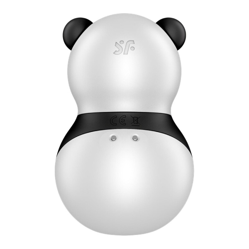 Вакуумний стимулятор Satisfyer Pocket Panda з вібрацією, чорно-білий, 8.9 х 1.5 см - Изображение 6