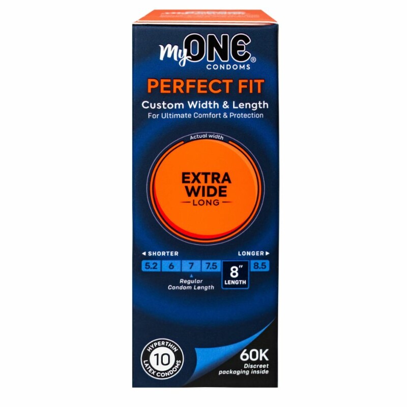 Презервативи MyONE Extra Wide &amp; Long розмір 60K, 60 мм х 20.3 см, 10 шт