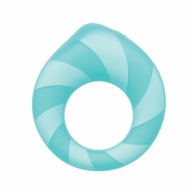 Ерекційне віброкільце з додатком Univibe Marshmallow Sense Ring блакитне, 7.4 х 6.7 см - Зображення 1
