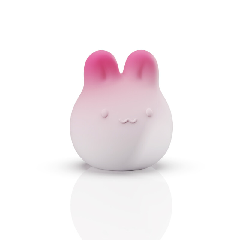 Сенсорний вібратор для клітора Univibe Marshmallow Chubby Bunny, що реагує на стискання, рожевий, 9,1 × 8 см - Зображення 6