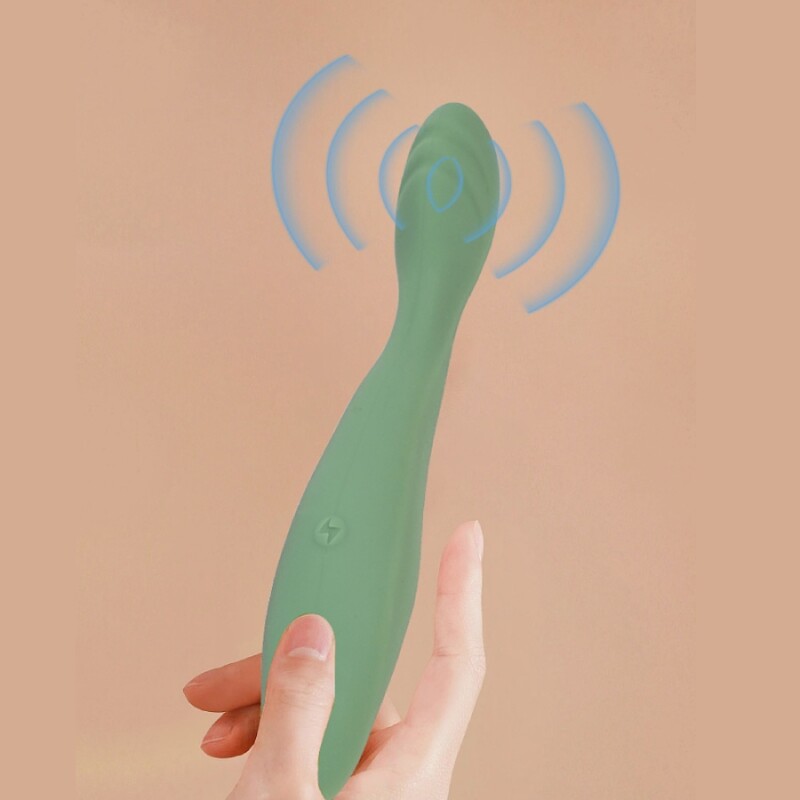 Вібратор Sweet Em Curve Vibe для точки G, зелений, 18.8 х 3.2 см - Изображение 3