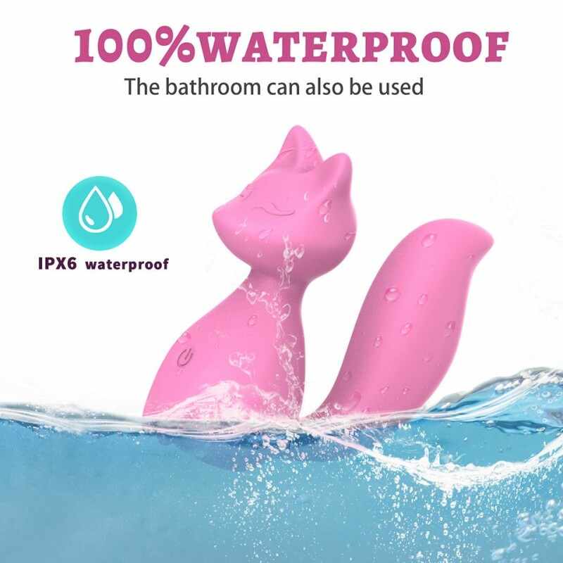 Мінівібратор для клітора Every Night Toys Doris у формі лисички, світло-рожевий, 8 х 3.5 см - Зображення 1