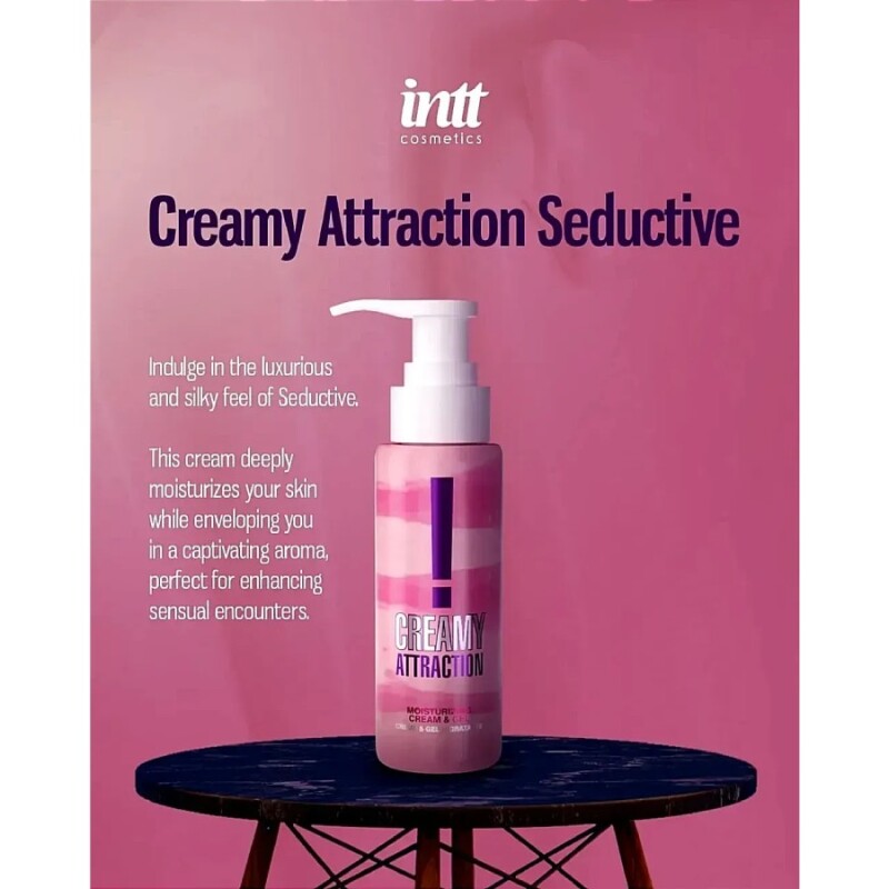 Крем-гель для тіла зі спокусливим ароматом Intt Creamy Attraction для поцілунків, 100 мл - Зображення 2