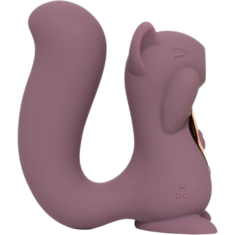 Вакуумний стимулятор клітора Sweet Em Sneaky Squirrel фіолетовий, з вібрацією, 10.5 х 8.9 см - Зображення 3