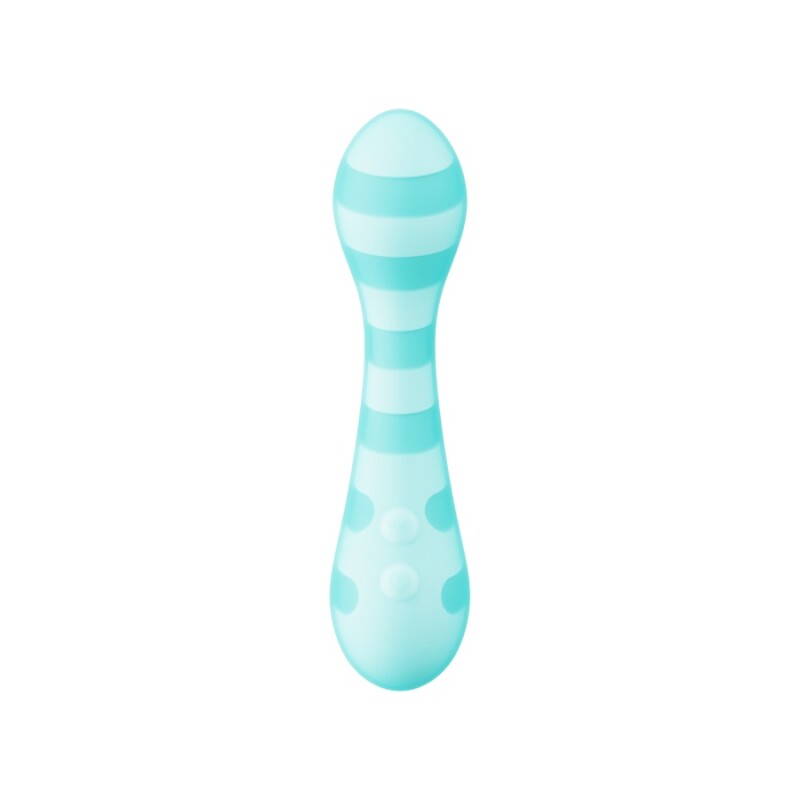 Мінівібратор Univibe Marshmallow Plush Vibe блакитний, 14.7 х 3.8 см - Зображення 5