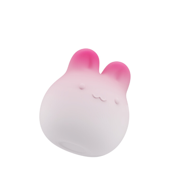Сенсорний вібратор для клітора Univibe Marshmallow Chubby Bunny, що реагує на стискання, рожевий, 9,1 × 8 см - Зображення 4
