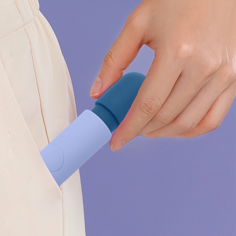 Мінівібратор-мікрофон Sweet Em Mini Wand синій, 11.8 х 2.6 см - Зображення 7