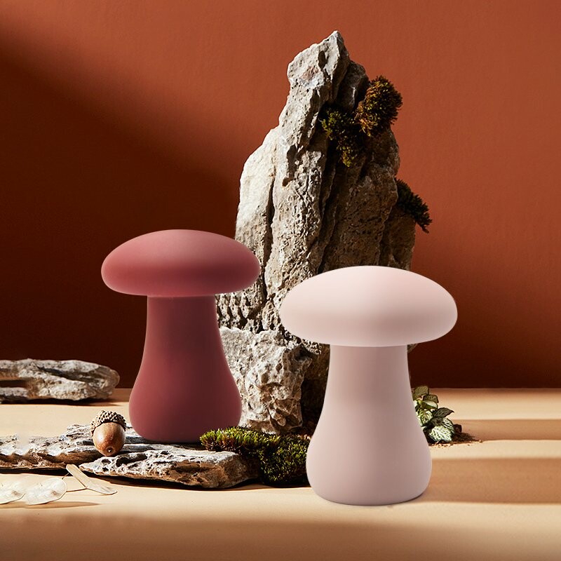 Вібратор Sweet Em Mushroom у формі гриба, бордовий, 7.7 х 6 см - Зображення 7