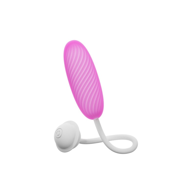 Віброяйце з додатком Univibe Marshmallow Bliss Egg рожеве, 14.7 х 3.8 см - Зображення 4