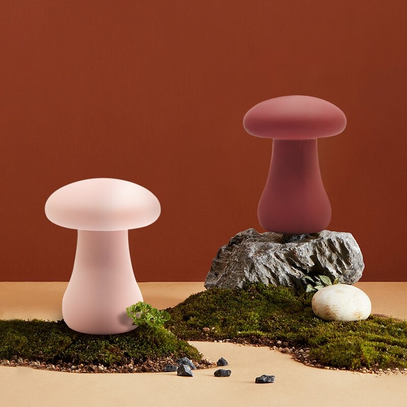 Вібратор Sweet Em Mushroom у формі гриба, бордовий, 7.7 х 6 см - Зображення 8