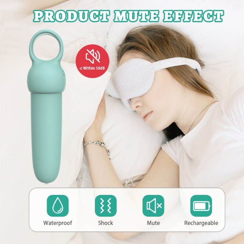 Мінівібратор Every Night Toys Elliot з кільцем, світло-бірюзовий, 11.5 х 2.8 см - Изображение 7