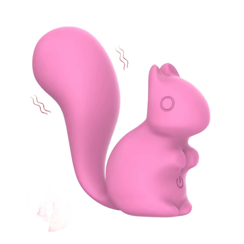 Мінівібратор для клітора Every Night Toys Debbie у формі білочки, рожевий, 7.2 х 3 см