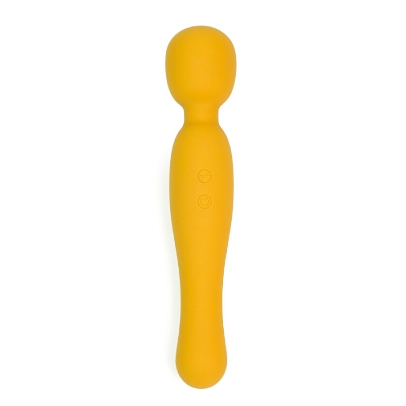 Вібратор-мікрофон Sweet Em Soft Touch Wand жовтий, 22.2 х 4.5 см - Зображення 1