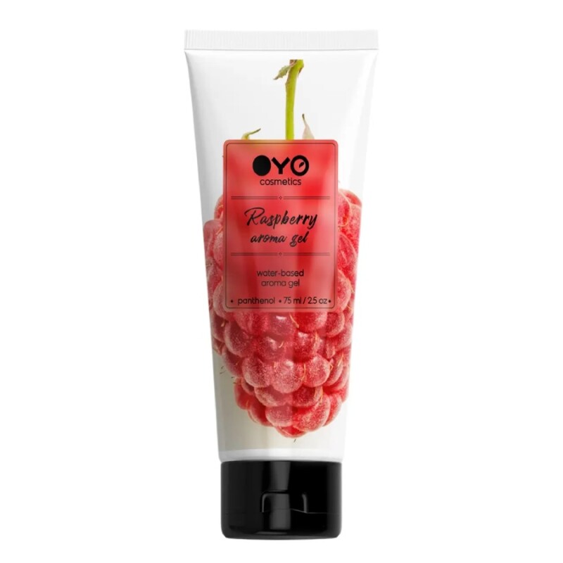 Універсальний гель-лубрикант OYO Raspberry на водній основі, з ароматом малини, 75 мл