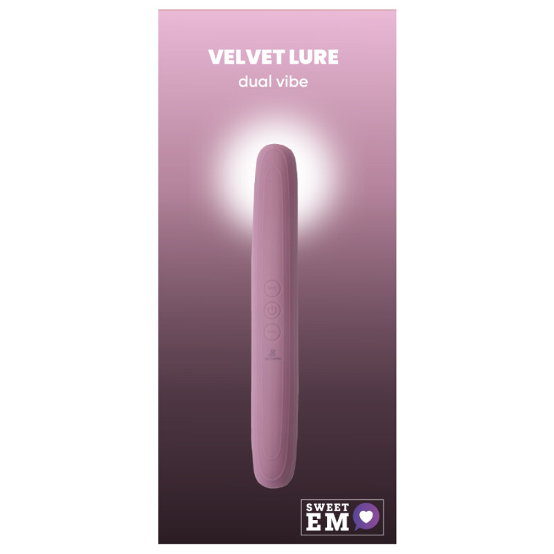Вібратор двосторонній Sweet Em Dual Vibe силіконовий, рожевий, 22 х 3 см