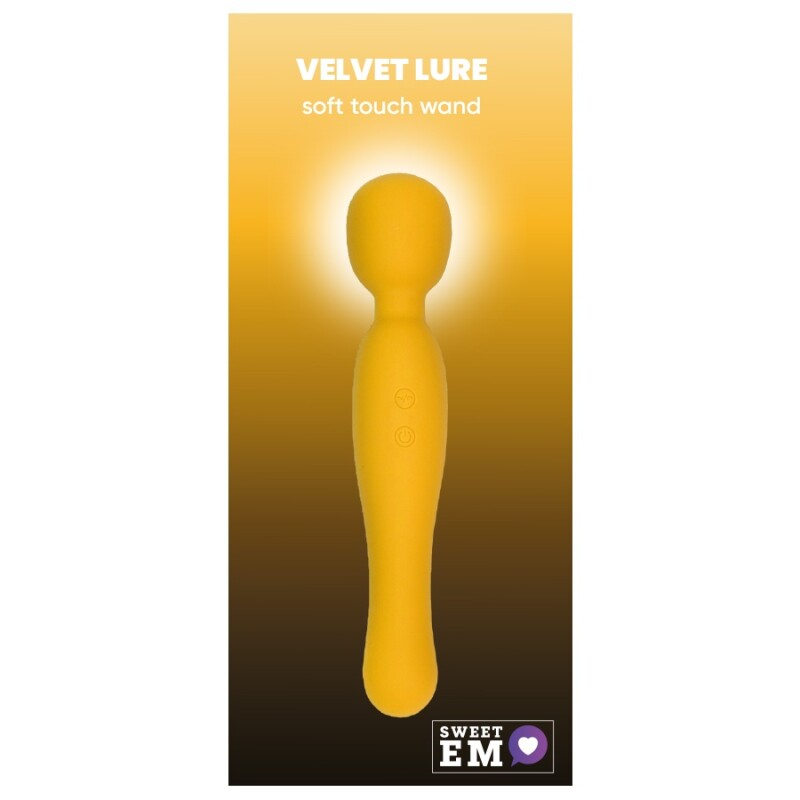 Вібратор-мікрофон Sweet Em Soft Touch Wand жовтий, 22.2 х 4.5 см