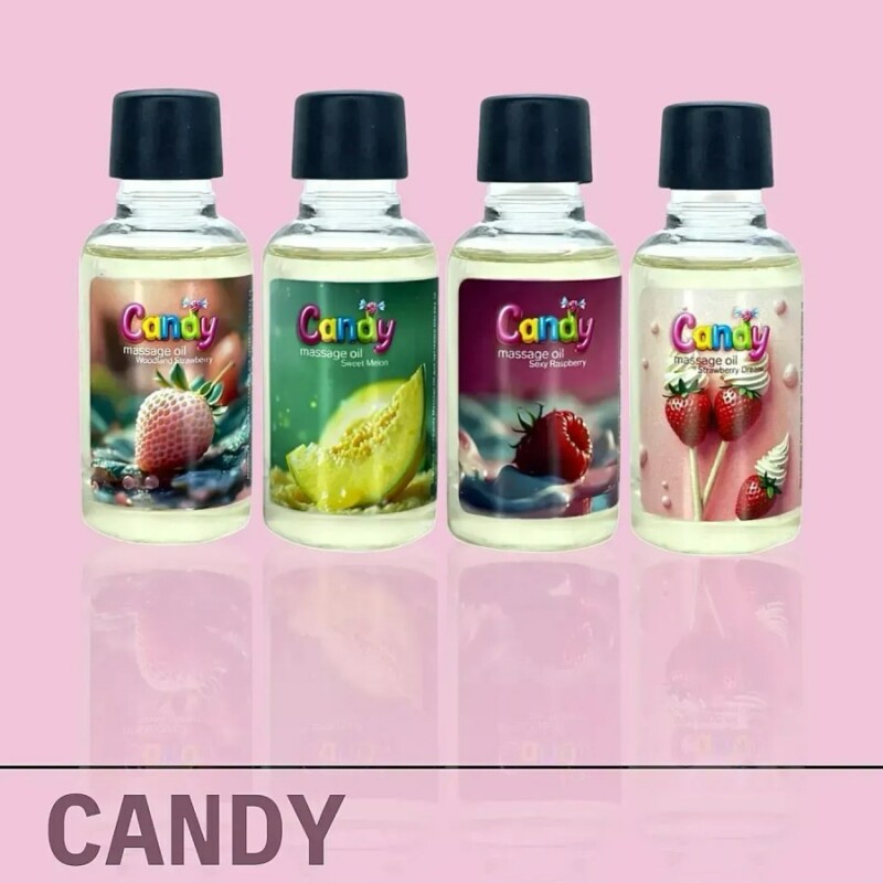 Масажна олійка Candy Massage Oil з ароматом вишні, 50 мл - Изображение 2